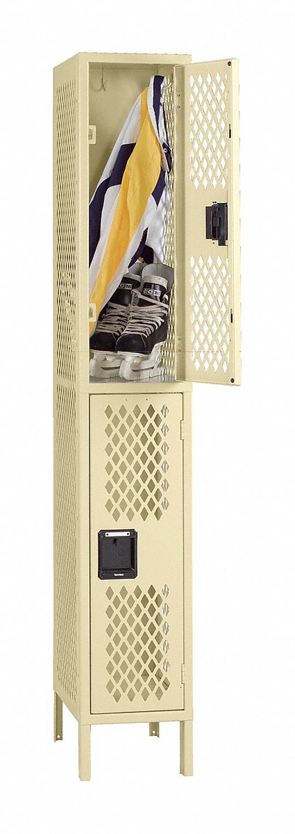 Wrdrb Lckr 2x1Lckr Sand 78 x12 x18 Assm