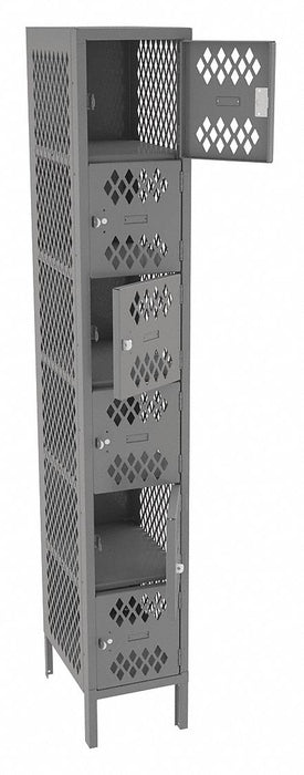 Bx Lckr 6x1Lckr Gray 78 x12 x18 Assm