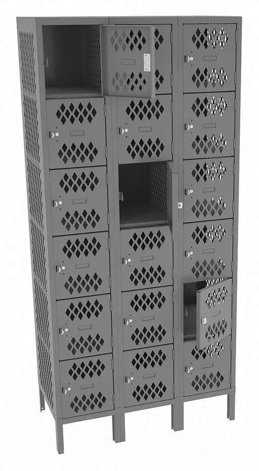 Bx Lckr 6x3Lckr Gray 78 x36 x18 Assm