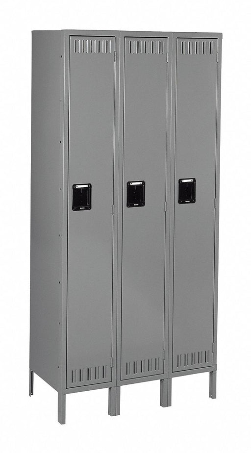 F0414 Lckr 1x3Lckr Gray 66 x36 x18 UnAssm