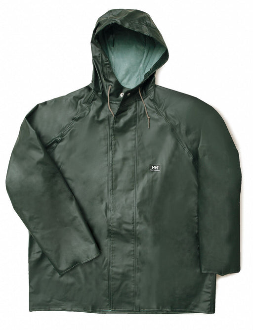 Rain Jacket with Hood Green M