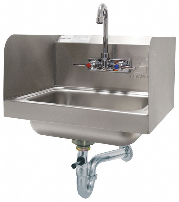 Hand Sink 16 x12 x12.75 Silver