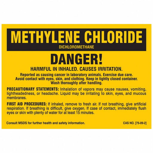 Chemical Label Polyester 5 in W PK25