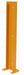Pallet Rack Guard 6 W 8-1/16 H Steel