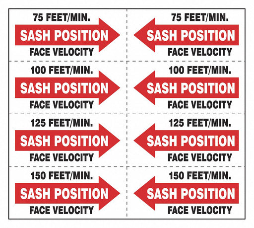 Labels Face Velocity PK32