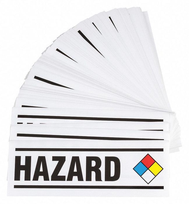 Vinyl Label 3.5in x 10in Vinyl PK25