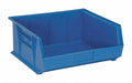 F0607 Hang and Stack Bin Blue PP 7 in
