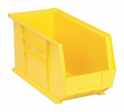 F0610 Hang and Stack Bin Yellow PP 9 in