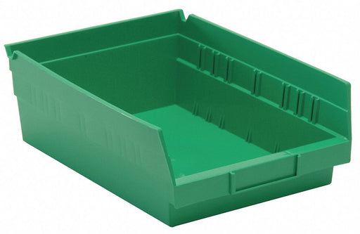 F0615 ShelfBin 11.625inL 8.375inW Plastic