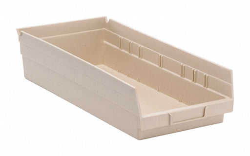 F0619 ShelfBin 17.875inL 8.375inW Plastic