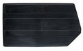 BinDivider 17.125inL Plastic Black PK6