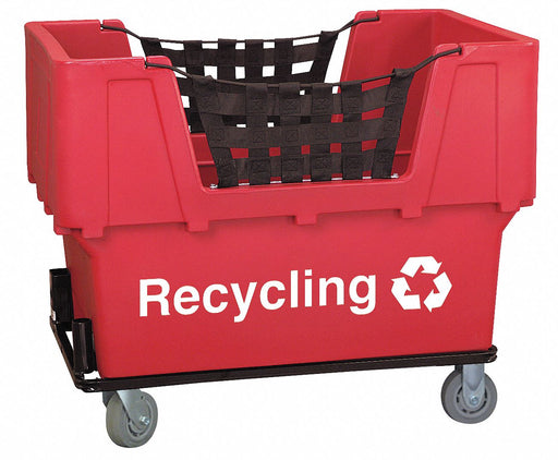 F0177 Cube Truck LLDPE Red 23.0 cu ft.