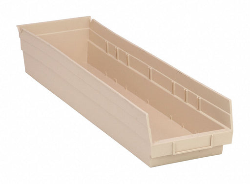 F0622 ShelfBin 23.625inL 6.625inW Plastic