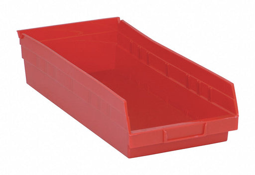 F0619 ShelfBin 17.875inL 8.375inW Plastic