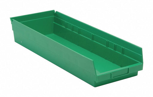 F0623 ShelfBin 23.625inL 8.375inW Plastic