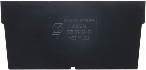 BinDivider 6inL Plastic Black PK50