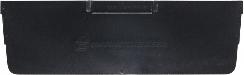 BinDivider 10.5inL Plastic Black PK50