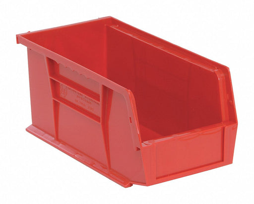 F0600 HangandStackBin 10.875inL 5.5inW Plastic