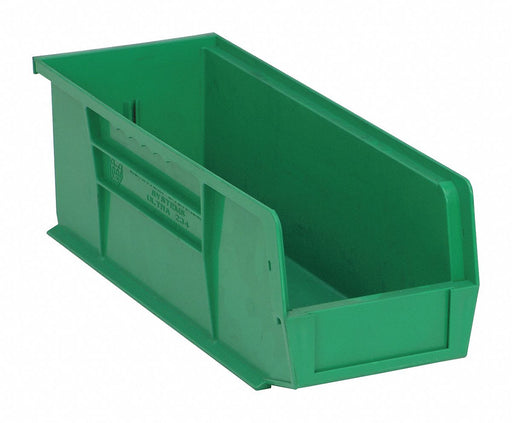 F0602 HangandStackBin 14.75inL 5.5inW Plastic