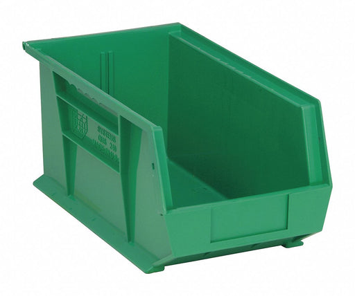 F0605 HangandStackBin 14.75inL 8.25inW Plastic