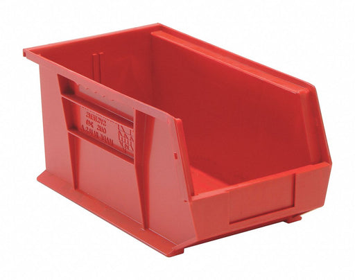 F0605 Hang and Stack Bin Red PP 7 in