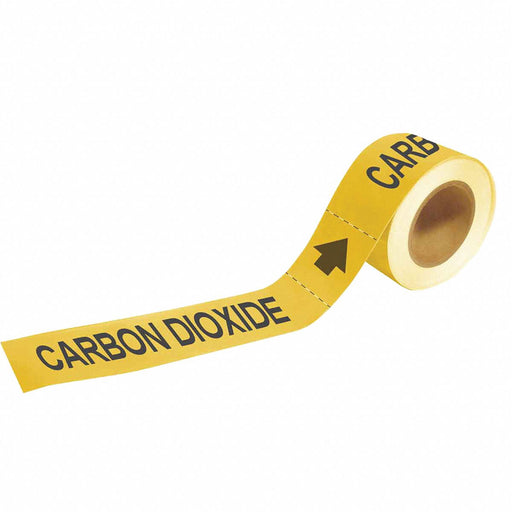 Pipe Mrkr Carbn Dioxde 2in H 12in W