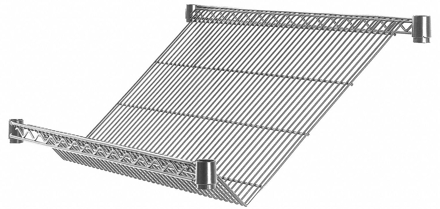 Slanted Wire Shelf 18x36in LdCap 200lb