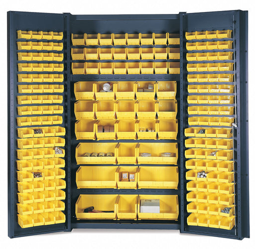 Bin Cab 84 x48 x24 SmkGry 163YlwBns