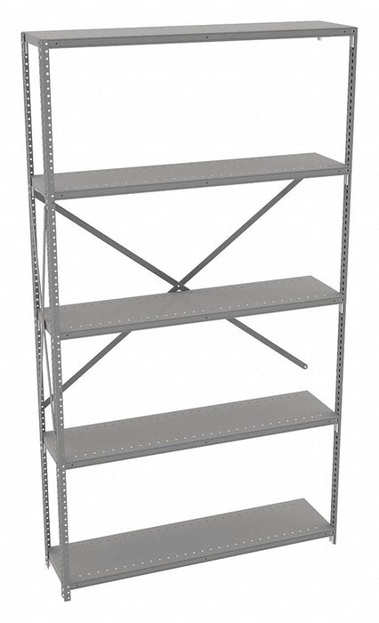 Metal Shlvng Cap 650 lb 12inx84inx48in