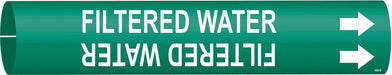 Pipe Mrkr Filtered Water 7/8in H 7/8in W