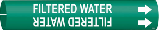 Pipe Mrkr Filtered Water 7/8in H 7/8in W