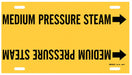 Pipe Marker Medium Pressure Steam