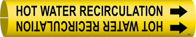 Pipe Marker Hot Water Recirculation