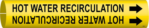 Pipe Marker Hot Water Recirculation