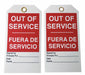 Tag White Cardstock 5-3/4inH 3inW PK100