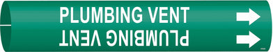 Pipe Marker Plumbing Vent 7/8 in W