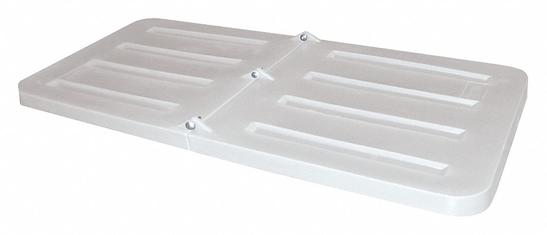 E0221 Tilt Truck Lid White Fits 1/3 cu yd.