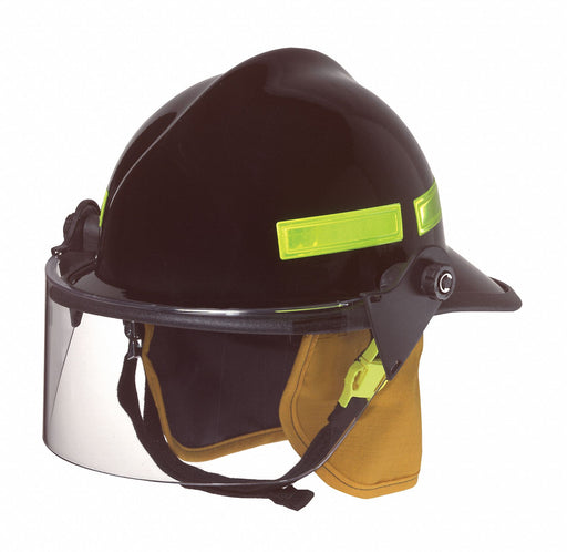 E0140 Fire Helmet Black Modern
