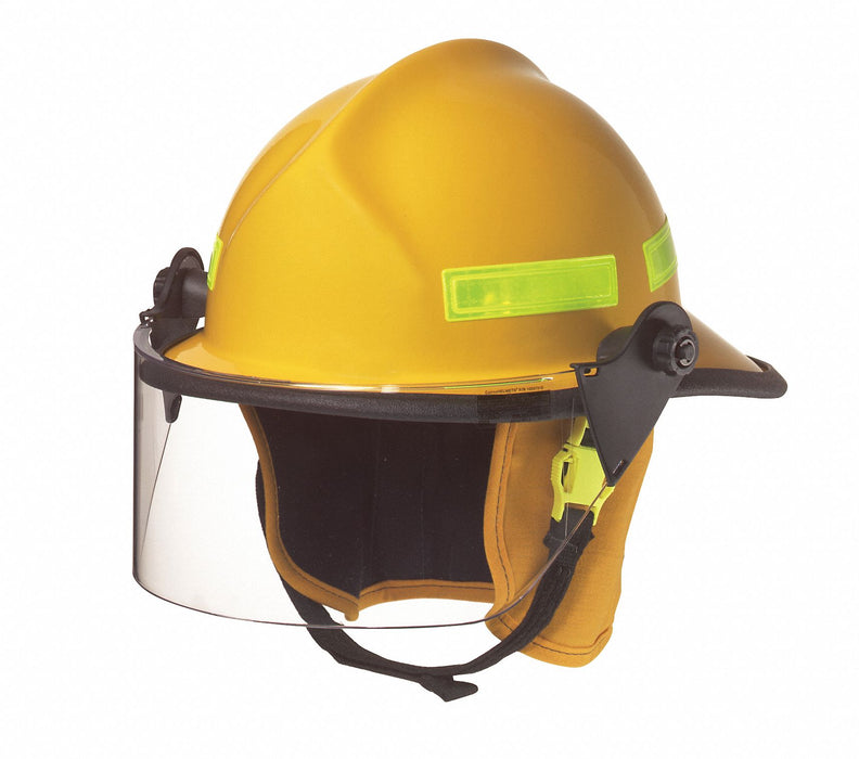 E0140 Fire Helmet Yellow Modern