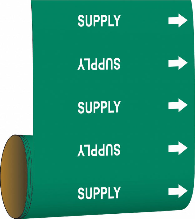 Pipe Marker Supply 8 in H 8 in W