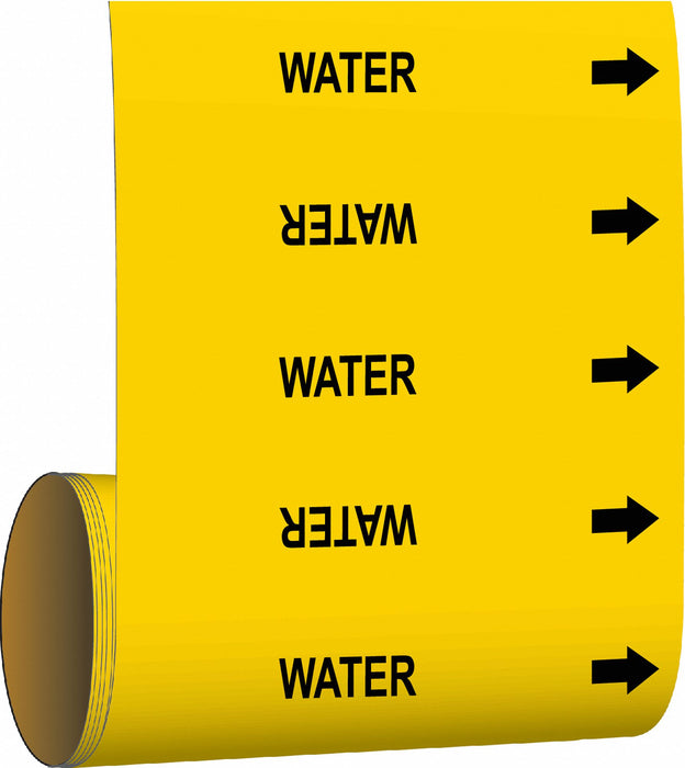 Pipe Marker Water 8 in H 8 in W