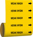 Pipe Marker Weak Wash 8 in H 8 in W
