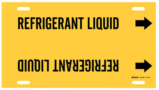 Pipe Mrkr Refrigrant Liquid 8in H 16in W