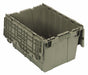AttachedLidTote 21.75inL 15inW Gray