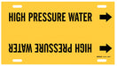 Pipe Mrkr High Prssure Watr 8in H 16in W