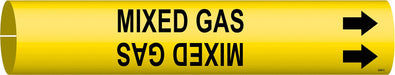 Pipe Marker Mixed Gas 2 in H 2 in W