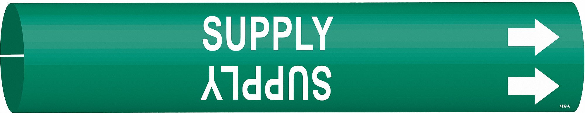 Pipe Marker Supply 13/16 in H 4/5 in W