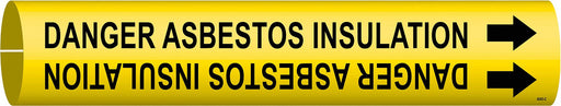 Pipe Mrkr Dngr Asbestos Insulation 2in W