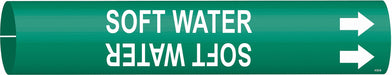 Pipe Marker Soft Water 7/8 in H 7/8 in W