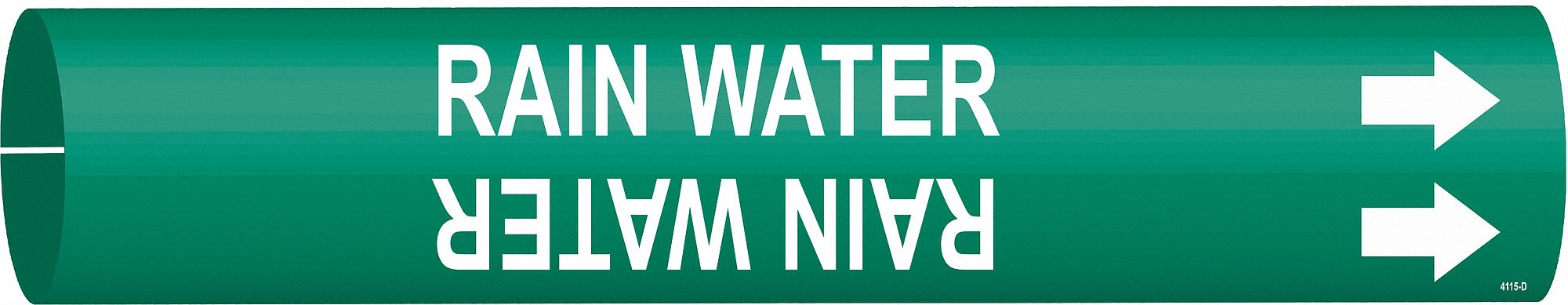 Pipe Mrkr Rain Wtr 2 13/16in H 2 4/5in W